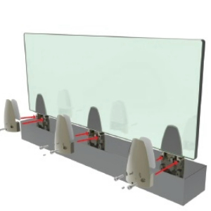 Pose rail Garde corps en verre rail à la Française